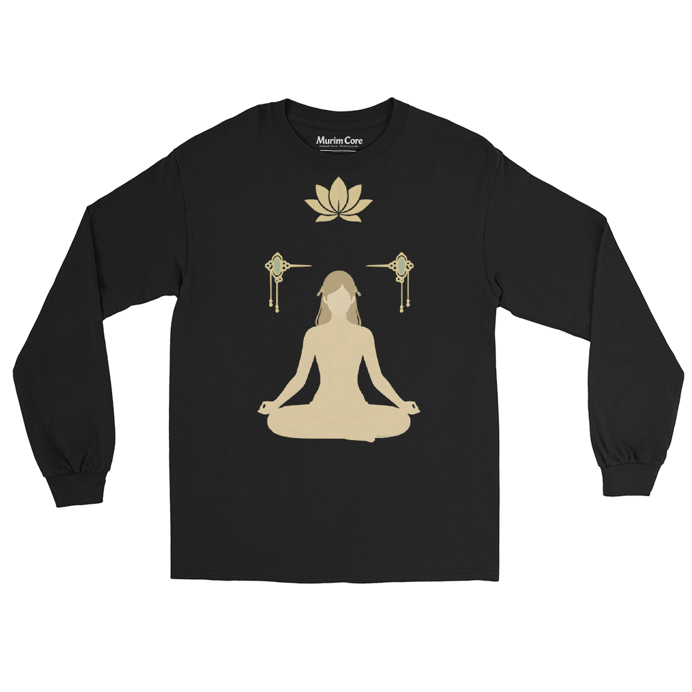 Emei - Long Sleeve - Lotus - Noir - Murim Core