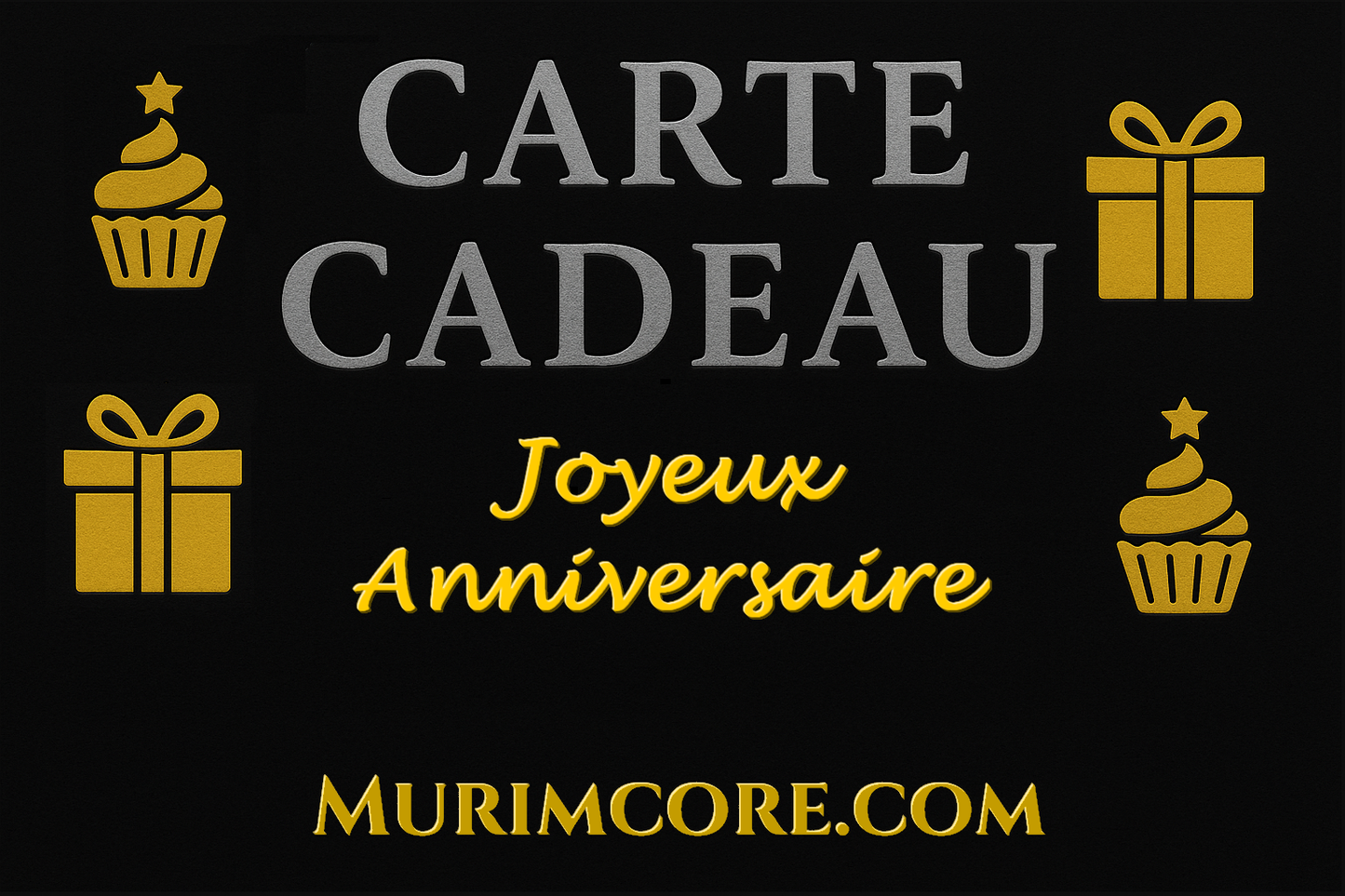 Carte Cadeau Anniversaire