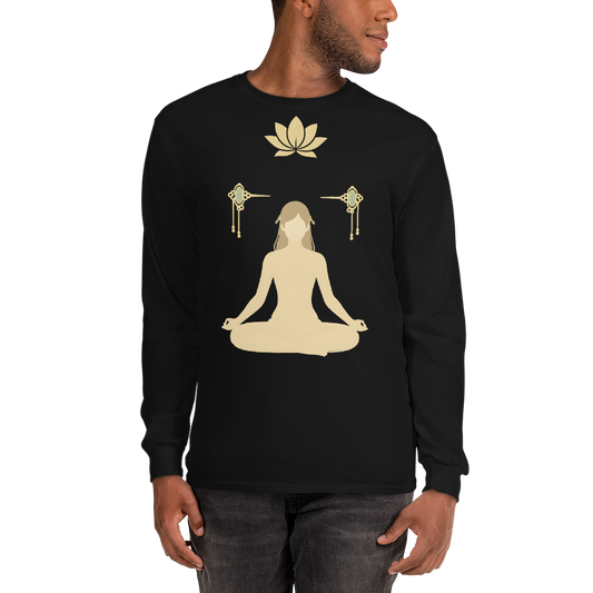 Emei - Long Sleeve - Lotus - Noir - Murim Core
