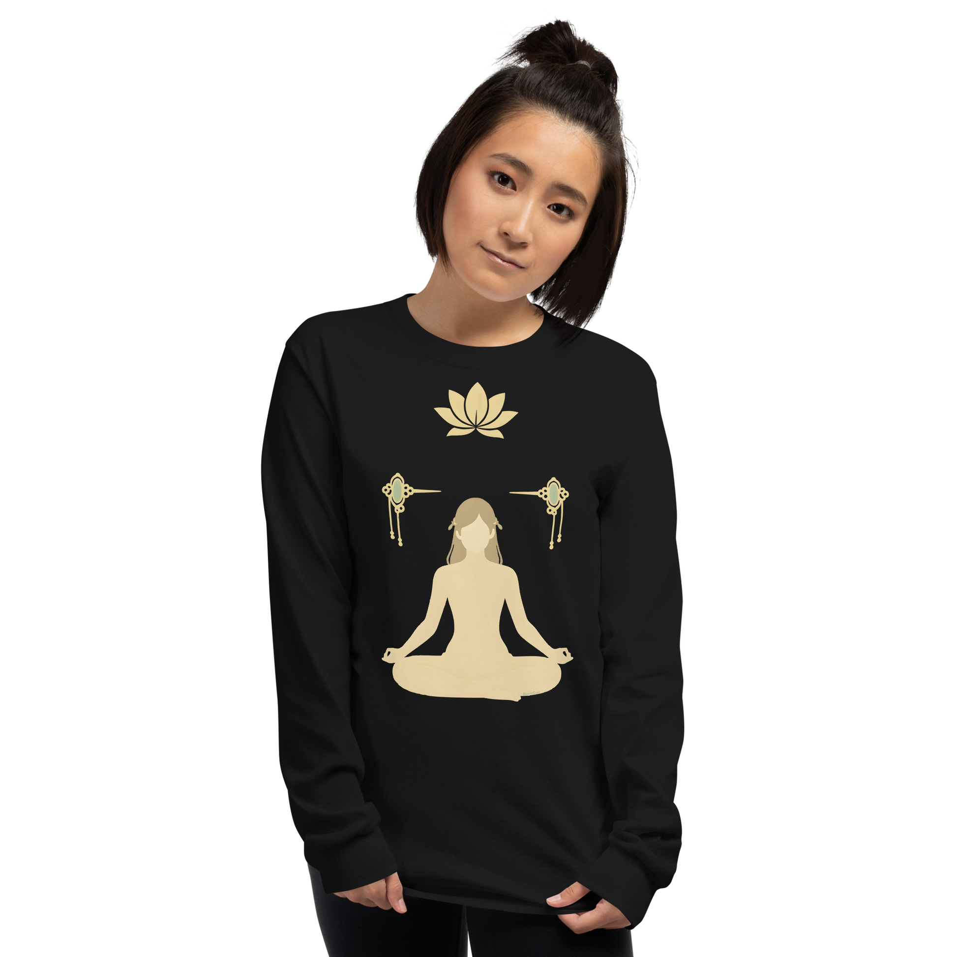 Emei - Long Sleeve - Lotus - Noir - Murim Core