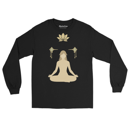 Emei - Long Sleeve - Lotus - Noir - Murim Core