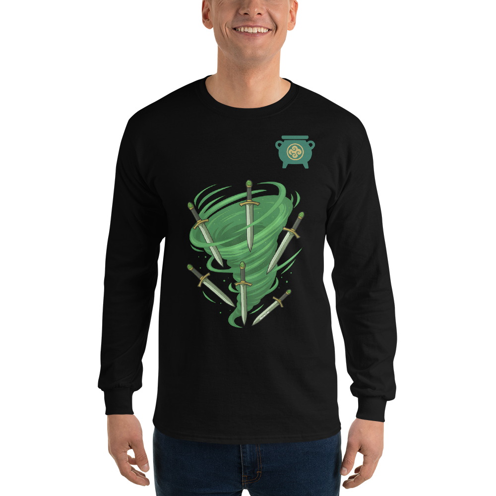 Tang - Long Sleeve - Storm of Daggers - Noir - Murim Core