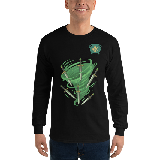 Tang - Long Sleeve - Storm of Daggers - Noir - Murim Core