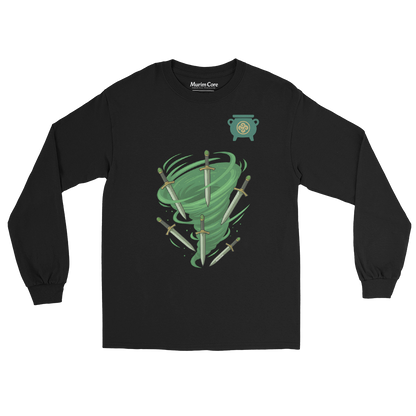 Tang - Long Sleeve - Storm of Daggers - Noir - Murim Core