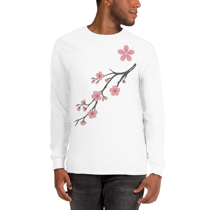 Mont Hua - Long Sleeve - Cherry Blossom - Blanc - Murim Core