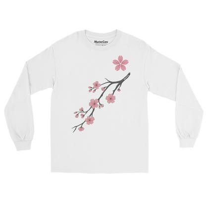 Mont Hua - Long Sleeve - Cherry Blossom - Blanc - Murim Core